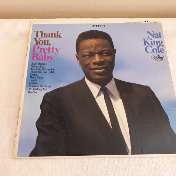 1967 Nat King Cole "Thank You Pretty Baby" Vinyl Record ST 2759 - Picture 1 of 4